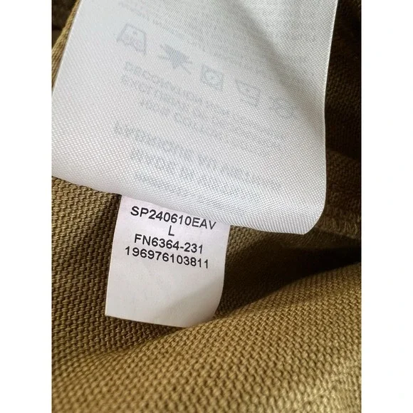 Nike Jordan Essentials Washed Chicago Pants FN6364-231‎ Brown Men's LARGE NWT